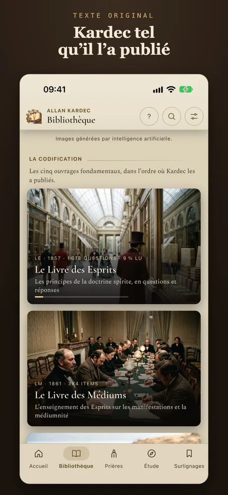 Kardec intégral, dans son français.